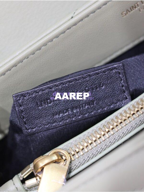 Replica YSL Saint Laurent Medium Loulou Bag In "Y" Matelassé Leather 459749 Avocado 13