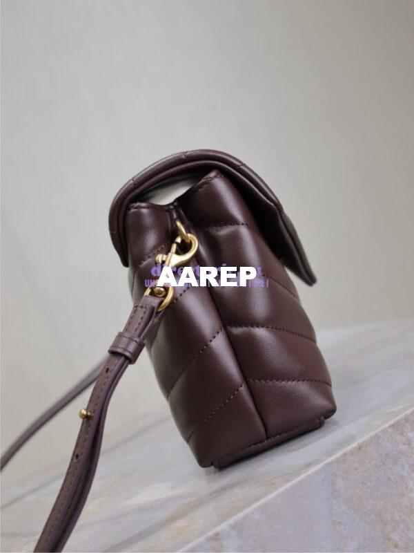 Replica Yves Saint Laurent YSL Loulou Toy Bag In Matelassé "Y" Leather 467072 coffee 10