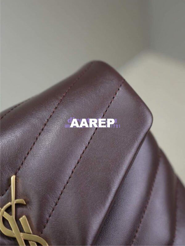 Replica Yves Saint Laurent YSL Loulou Toy Bag In Matelassé "Y" Leather 467072 coffee 13