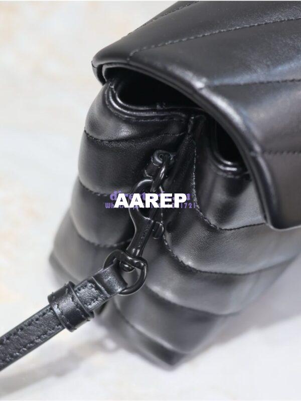 Replica Yves Saint Laurent YSL Loulou Toy Bag In Matelassé "Y" Leather 467072 All Black 11