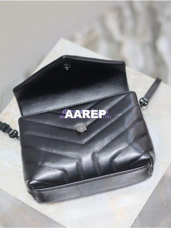 Replica Yves Saint Laurent YSL Loulou Toy Bag In Matelassé "Y" Leather 467072 All Black 14