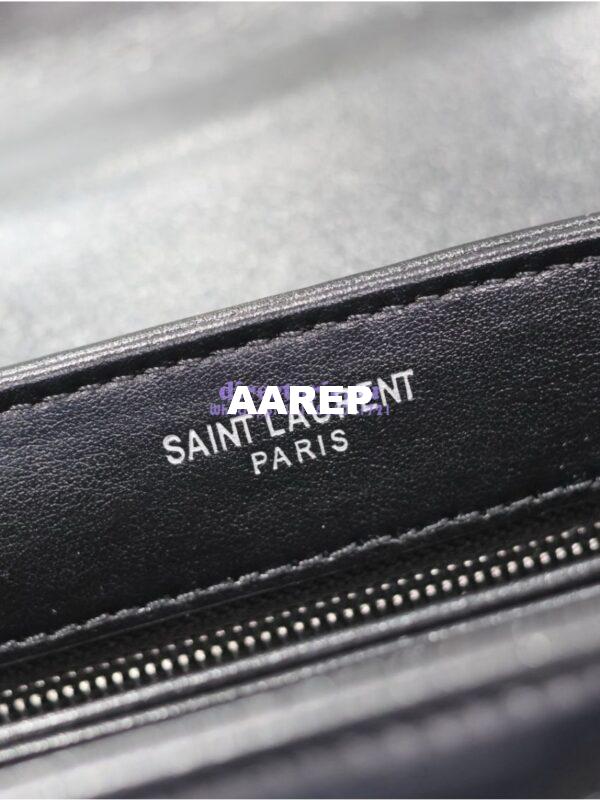 Replica Yves Saint Laurent YSL Loulou Toy Bag In Matelassé "Y" Leather 467072 Black Silver Hardware 15