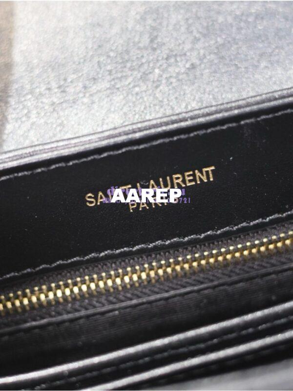Replica Yves Saint Laurent YSL Loulou Toy Bag In Matelassé "Y" Leather 467072 Black 12