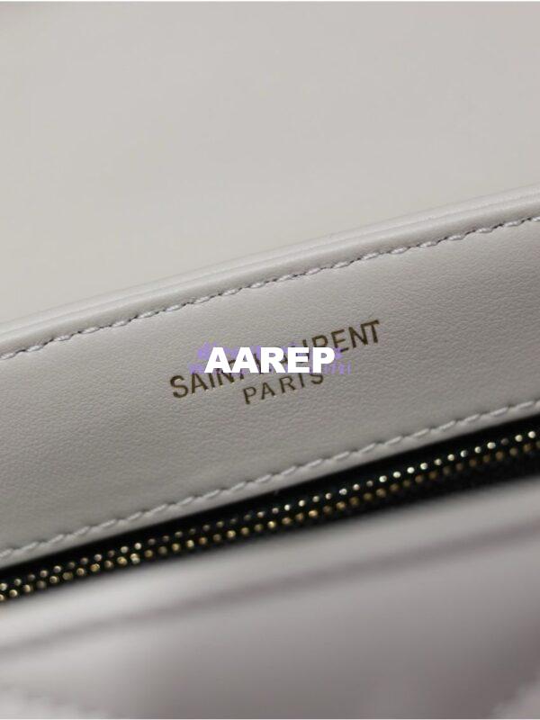 Replica Yves Saint Laurent YSL Loulou Toy Bag In Matelassé "Y" Leather 467072 Blanc 14