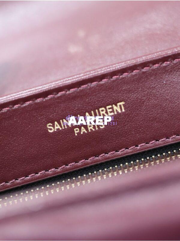 Replica Yves Saint Laurent YSL Loulou Toy Bag In Matelassé "Y" Leather 467072 Dark Red Wine 14