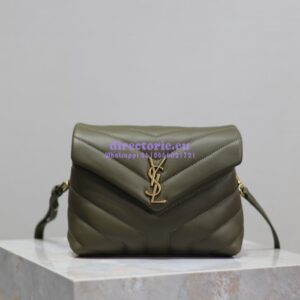 Replica Yves Saint Laurent YSL Loulou Toy Bag In Matelassé "Y" Leather 467072 Light Musk