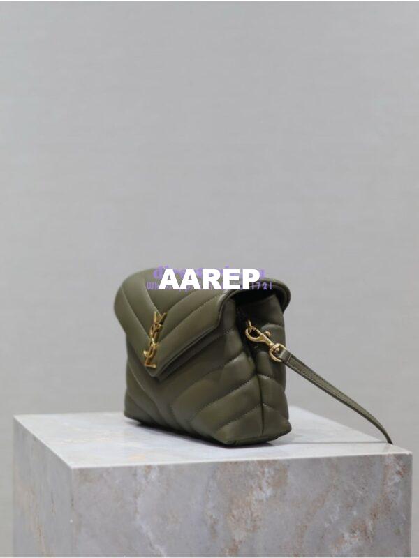 Replica Yves Saint Laurent YSL Loulou Toy Bag In Matelassé "Y" Leather 467072 Light Musk 4