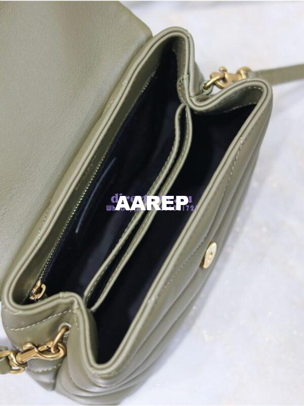 Replica Yves Saint Laurent YSL Loulou Toy Bag In Matelassé "Y" Leather 467072 Light Musk 8
