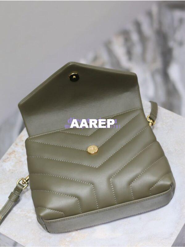 Replica Yves Saint Laurent YSL Loulou Toy Bag In Matelassé "Y" Leather 467072 Light Musk 11