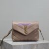 Replica Yves Saint Laurent YSL Loulou Toy Bag In Matelassé "Y" Leather 467072 Light Musk