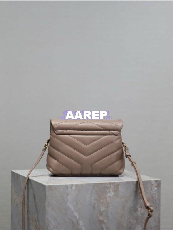 Replica Yves Saint Laurent YSL Loulou Toy Bag In Matelassé "Y" Leather 467072 Powder Pink 10