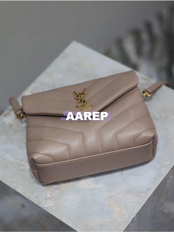 Replica Yves Saint Laurent YSL Loulou Toy Bag In Matelassé "Y" Leather 467072 Powder Pink 11