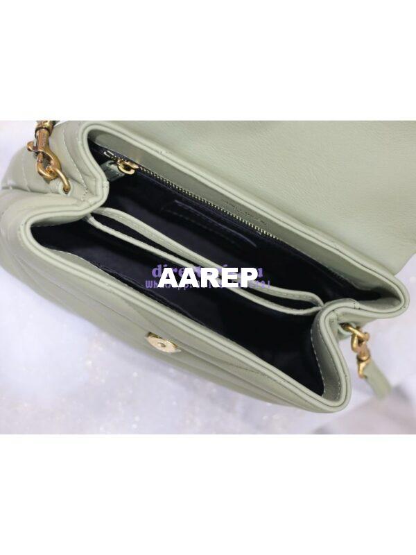 Replica Yves Saint Laurent YSL Loulou Toy Bag In Matelassé "Y" Leather 467072 Avocado 10