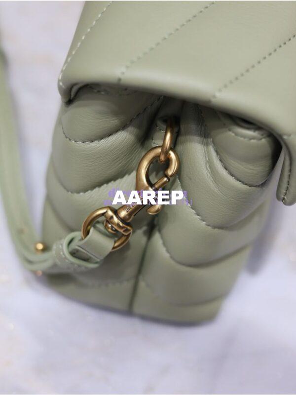 Replica Yves Saint Laurent YSL Loulou Toy Bag In Matelassé "Y" Leather 467072 Avocado 12