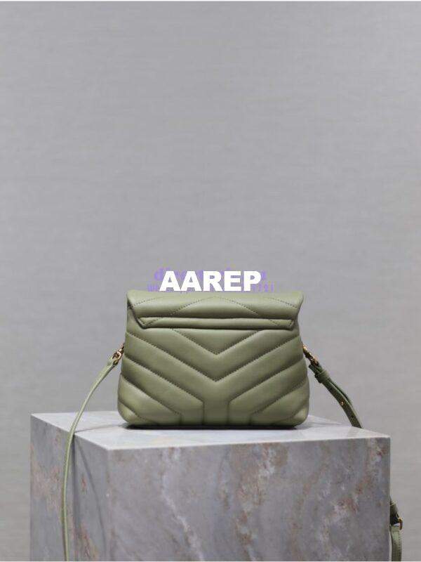 Replica Yves Saint Laurent YSL Loulou Toy Bag In Matelassé "Y" Leather 467072 Avocado 15