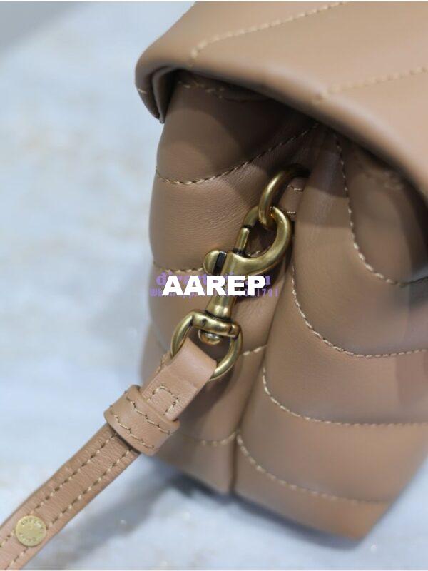Replica Yves Saint Laurent YSL Loulou Toy Bag In Matelassé "Y" Leather 467072 Caramel 8