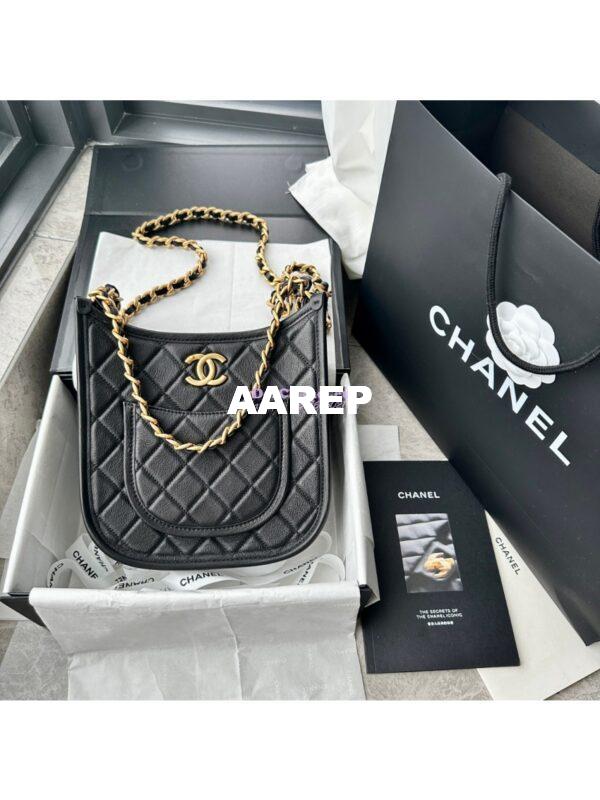 Replica Chanel Hobo Handbag Calfskin AS4532 Calfskin