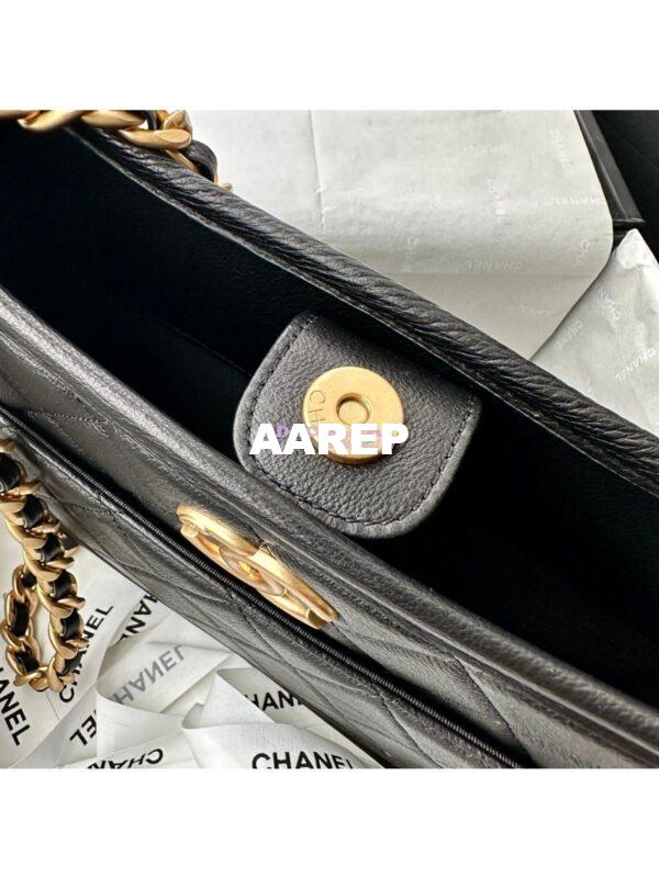 Replica Chanel Hobo Handbag AS4666 Calfskin Black 7