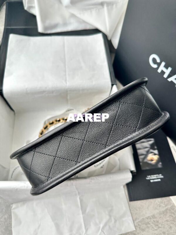 Replica Chanel Hobo Handbag AS4666 Calfskin Black 9