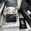 Replica Chanel Hobo Handbag AS4666 Calfskin Black