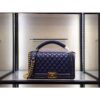 Replica Chanel Boy Flap Bag with Handle Calfskin A94804 Coral Pink