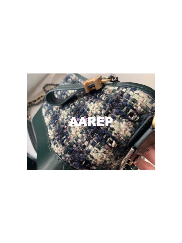 Replica Chanel Gabrielle Hobo Bag Tweed A91810 green 10