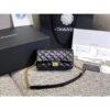 Replica Chanel Le boy Navy Tiny Grainy Caviar Bag Matte Gold Hardware A67086