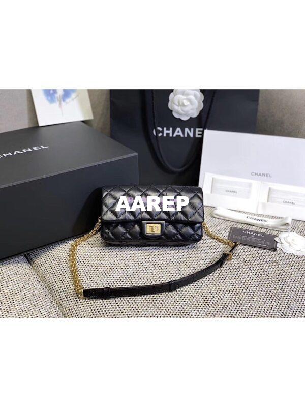 Replica Chanel Aged Calfskin Reissue 2.55 Waist Bag A57791 3