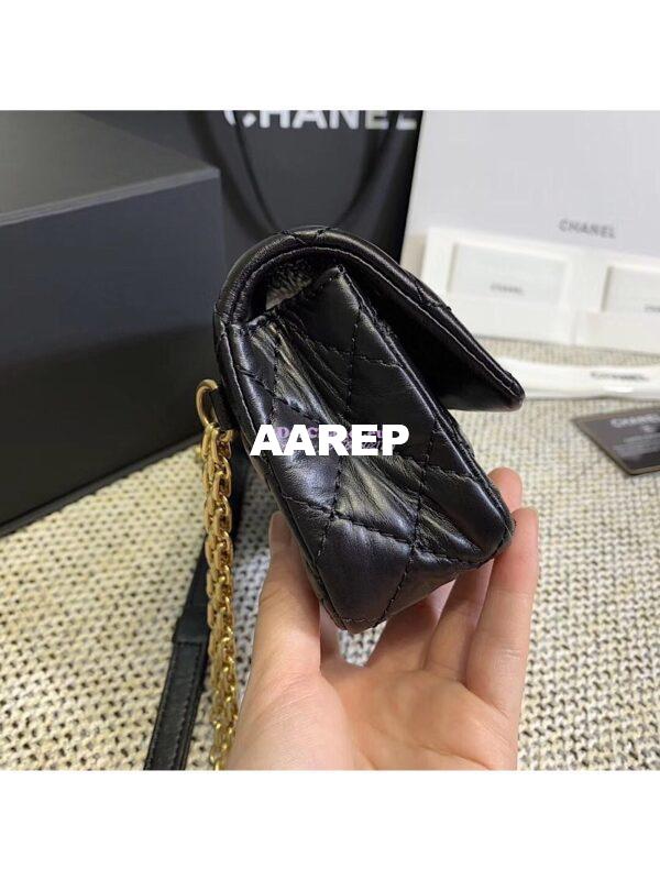 Replica Chanel Aged Calfskin Reissue 2.55 Waist Bag A57791 5