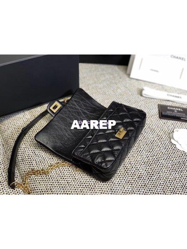 Replica Chanel Aged Calfskin Reissue 2.55 Waist Bag A57791 7