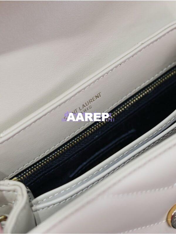 Replica Yves Saint Laurent YSL Loulou Toy Bag In Matelassé "Y" Leather 467072 Beige 12
