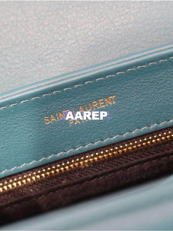 Replica Yves Saint Laurent YSL Loulou Toy Bag In Matelassé "Y" Leather 467072 Malachite 14