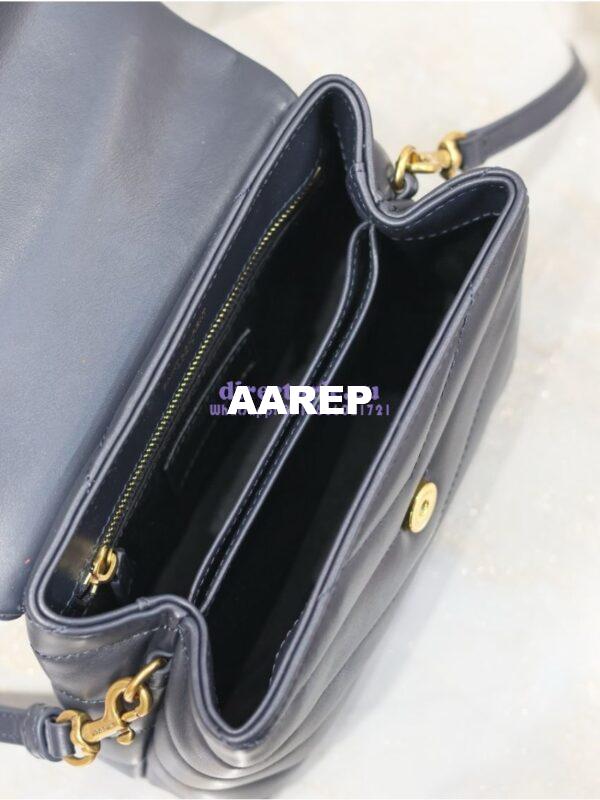 Replica Yves Saint Laurent YSL Loulou Toy Bag In Matelassé "Y" Leather 467072 Blue 12