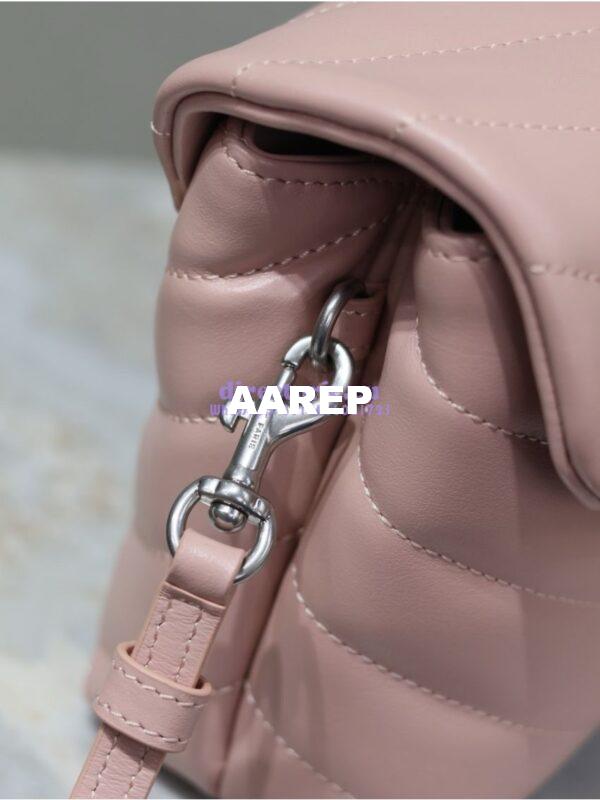 Replica Yves Saint Laurent YSL Loulou Toy Bag In Matelassé "Y" Leather 467072 Light Pink 12