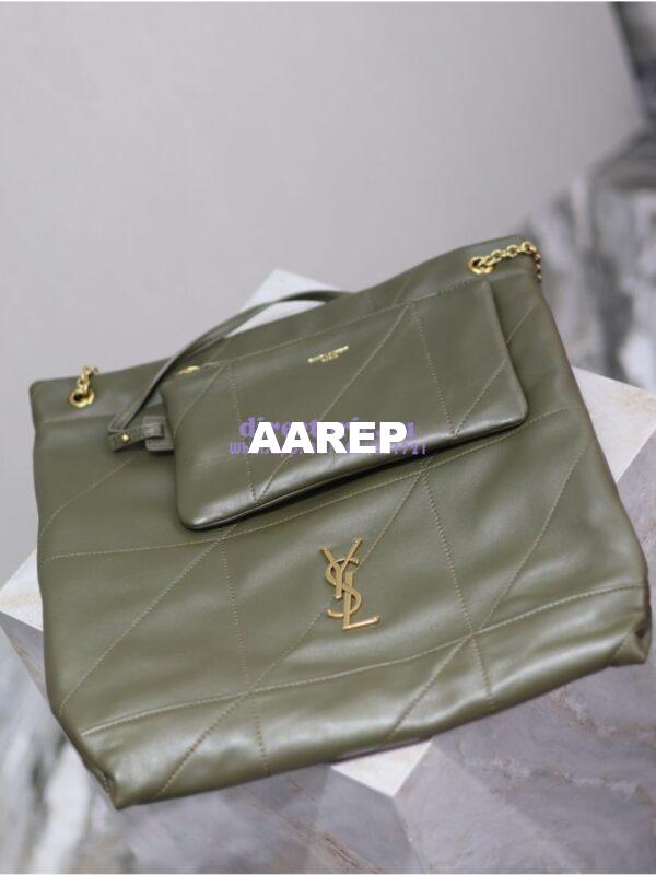 Replica YSL Saint Laurent Jamie 4.3 Pochon In Lambskin 781666 Light Musk 4