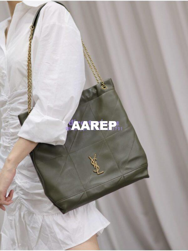 Replica YSL Saint Laurent Jamie 4.3 Pochon In Lambskin 781666 Light Musk 10