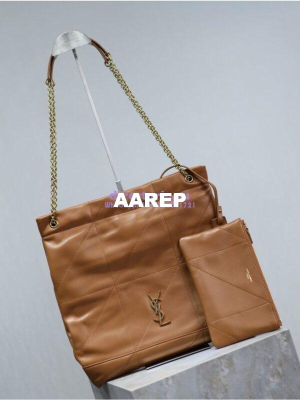 Replica YSL Saint Laurent Jamie 4.3 Pochon In Lambskin 781666 Brown 5