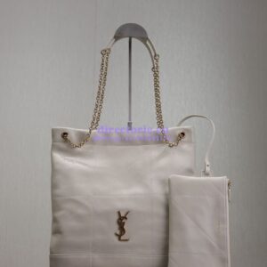 Replica YSL Saint Laurent Jamie 4.3 Pochon In Lambskin 781666 Blanc