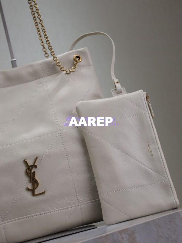 Replica YSL Saint Laurent Jamie 4.3 Pochon In Lambskin 781666 Blanc 9