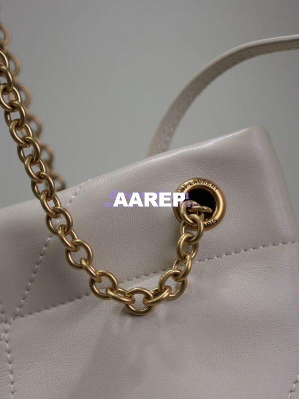 Replica YSL Saint Laurent Jamie 4.3 Pochon In Lambskin 781666 Blanc 15