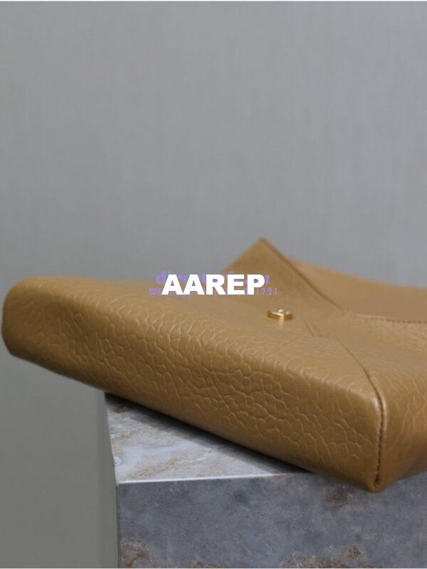 Replica Saint Laurent YSL Cassandre Large Envelope Pouch In Grained Lambskin 769307 Dark Sun 8