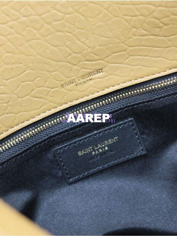 Replica Saint Laurent YSL Cassandre Large Envelope Pouch In Grained Lambskin 769307 Dark Sun 15