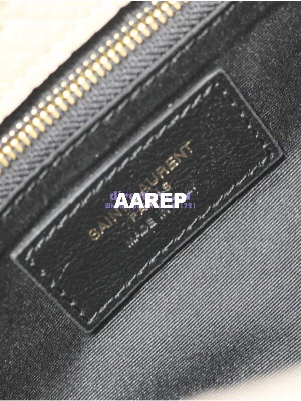 Replica Saint Laurent YSL Cassandre Large Envelope Pouch In Grained Lambskin 769307 Blanc 14