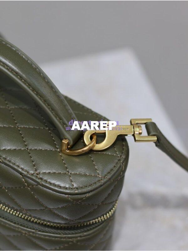 Replica Saint Laurent YSL Gaby Vanity Bag In Lambskin 7667311 Light Musk 8