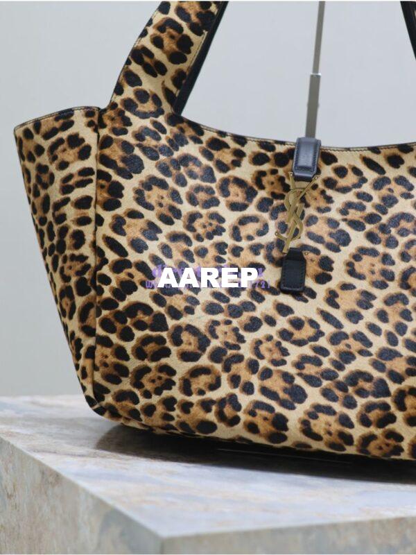 Replica YSL Saint Laurent Le 5 À 7 Bea In Pony Hair Leather Nappa Leather 763435A Leopard 6