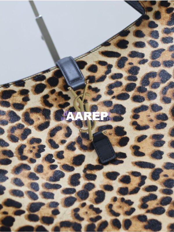 Replica YSL Saint Laurent Le 5 À 7 Bea In Pony Hair Leather Nappa Leather 763435A Leopard 8