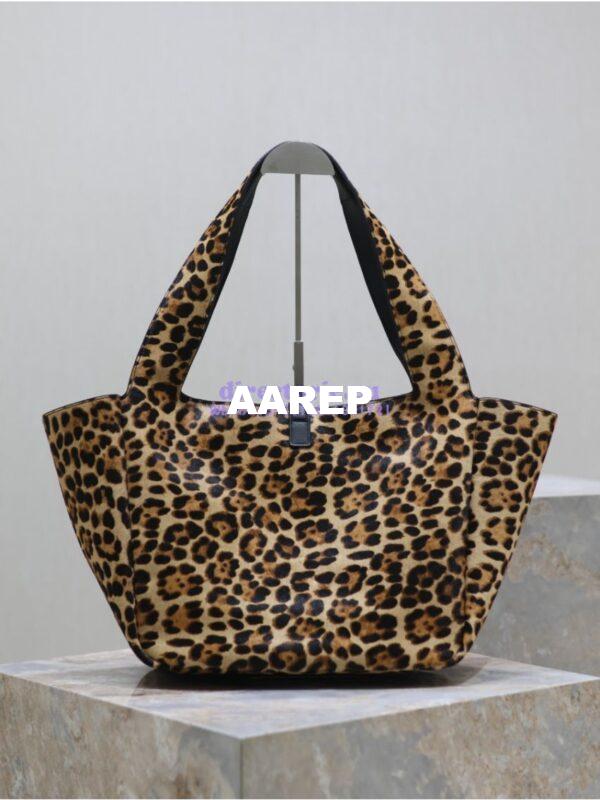 Replica YSL Saint Laurent Le 5 À 7 Bea In Pony Hair Leather Nappa Leather 763435A Leopard 9