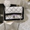 Replica Chanel Small Flap Bag AS4561 Sequins & Black, Orange, White & Blue Limited Edition 2
