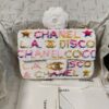 Replica Chanel Small Flap Bag AS4561 Sequins & Black Metal Pink Black Limited Edition 2