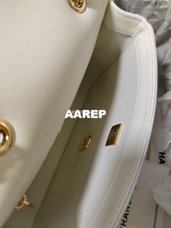 Replica Chanel Small Flap Bag AS4561 Sequins & White, Yellow, Pink & Blue Limited Edition 13